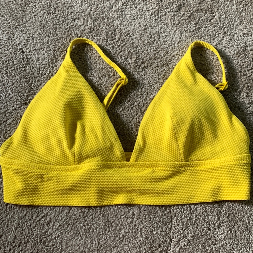 yellow aerie swimsuit top!!!